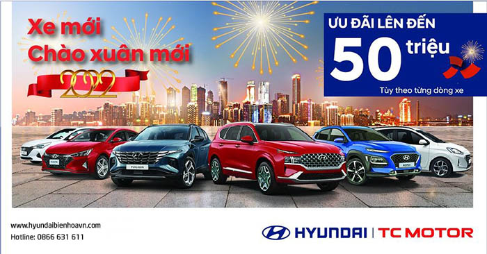 Hyundai biên hòa Ngọc Phát khuyến mãi chào xuân 2022