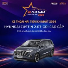 Hyundai Custin: Mẫu Xe Đạt Giải Thiết Kế Của Năm 2024